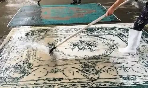 شستشوی فرش ابریشم در خانه