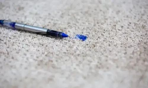 پاک کردن لکه جوهر از فرش